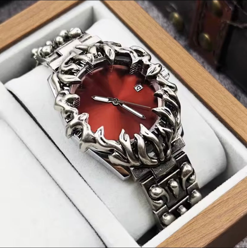 Gothic inspired wrist watch