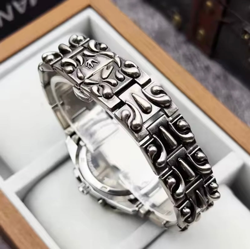 Gothic inspired wrist watch