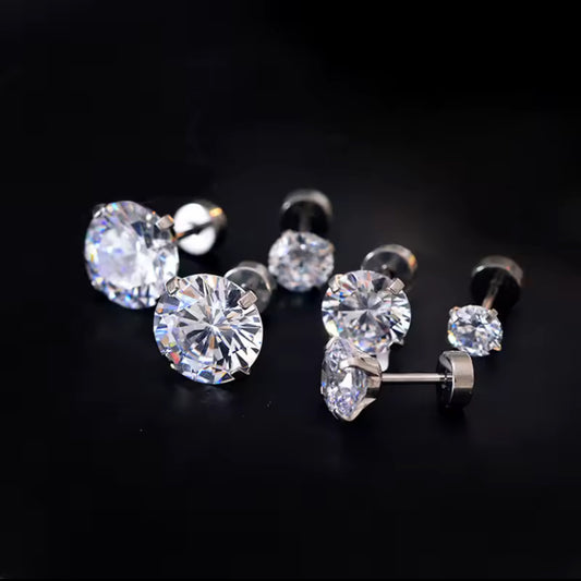 Premium silver coated Earrings (screw on earrings)