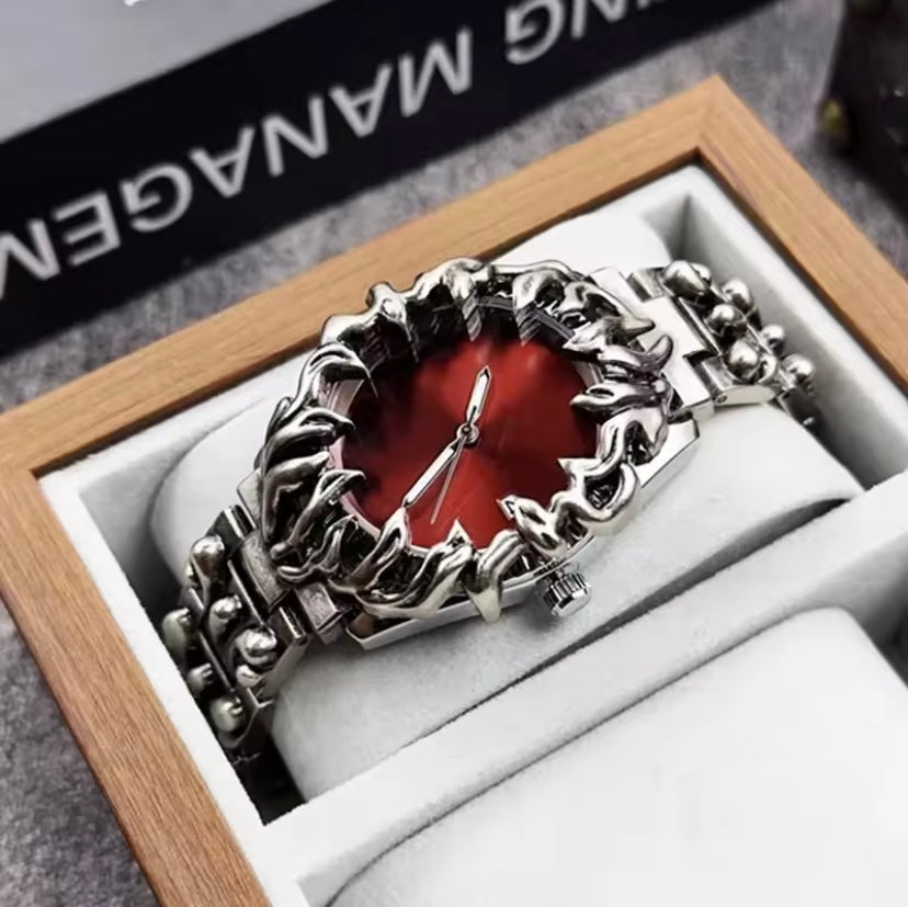 Gothic inspired wrist watch